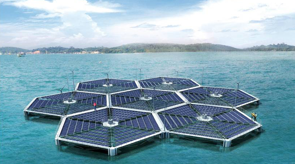 A huge floating solar power plant to be built in India 