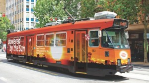 solar-powered tram