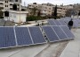 solar panels on the roof of Gaza's hospital