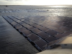 floating solar plant London