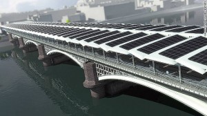 London hosts the biggest solar bridge in thw world