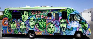 solar-powered van